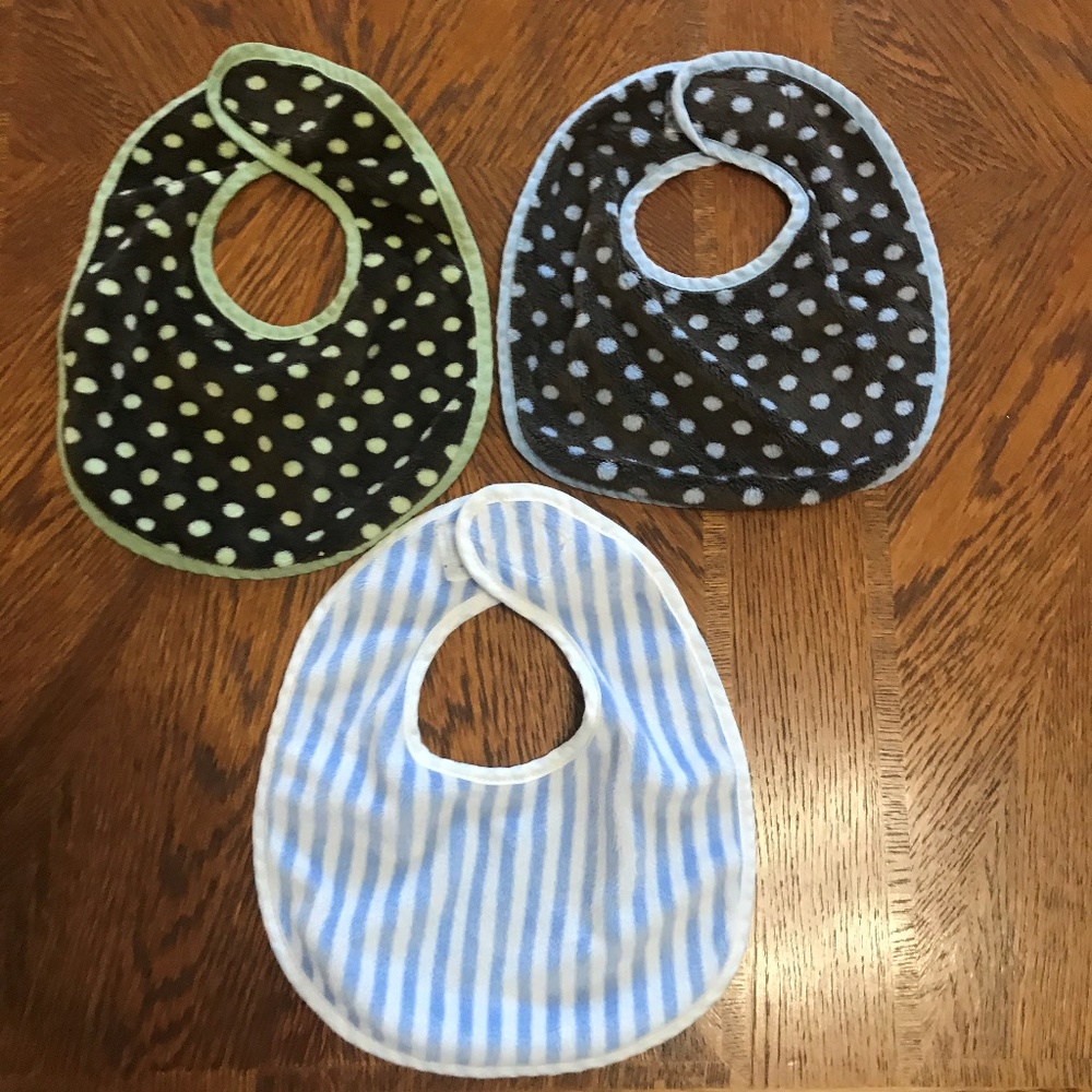 Bundle of 3 Infantissima baby bibs